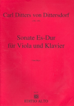 Sonate Es-Dur  fr Viola und Klavier