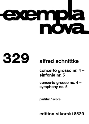 Concerto grosso Nr.4 (Sinfonie Nr.5) fr Orchester, Studienpartitur