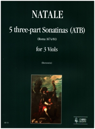 5 sonatine a 3 voci (ATB) per 3 viole da gamba partitura+parti