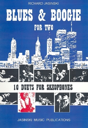 Blues and Boogie for two: for 2 alto saxophones score