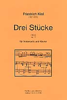 3 Stcke op.12 (1858) fr Violoncello und Klavier Partitur und Stimme