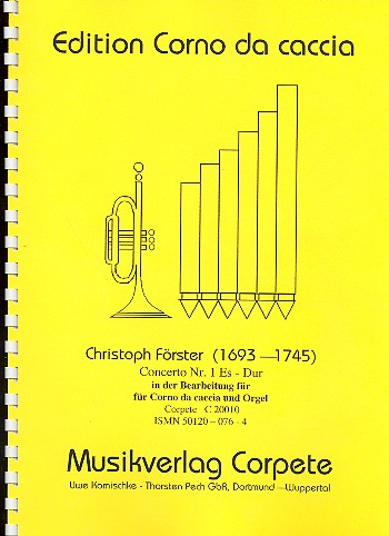 Konzert Es-Dur Nr.1 fr Horn und Orchester fr Corno da caccia und Orgel