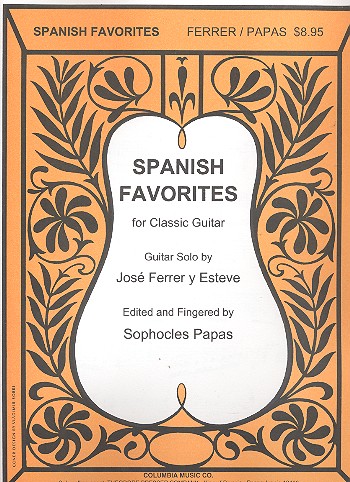 Spanish favorites for classic guitar