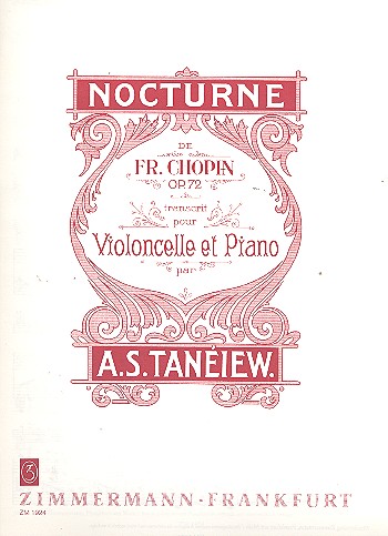 Nocturne op.72 fr Violoncello und Klavier
