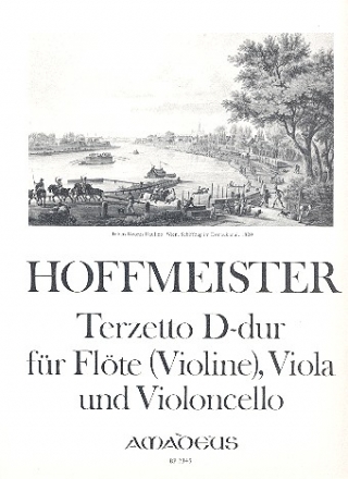 Terzetto D-Dur fr Flte (Violine), Viola und Violoncello Stimmen