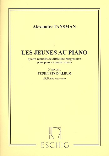 Les jeunes au piano vol.3 pour piano  4 mains