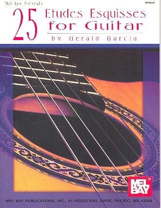 25 Etudes esquisses for guitar