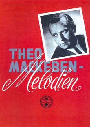 Theo Mackeben-Melodien fr Gesang und Klavier