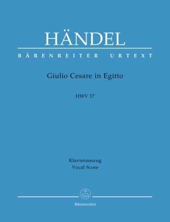 Giulio Cesare in Egitto HWV17 Klavierauszug (it/dt)