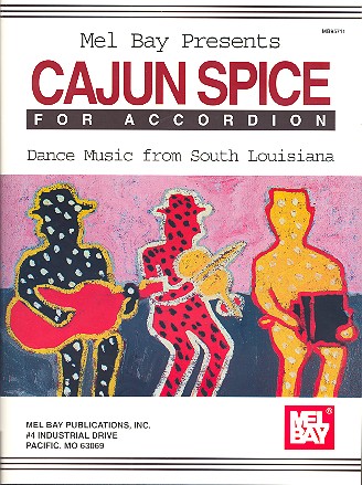 Cajun Spice for accordion Dance music from South Louisiana