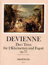 3 Trios op.75 fr 2 Klarinetten und Fagott Partitur und Stimmen Morgan, Yvonne, ed