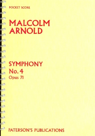 Sinfonie Nr.4 op.71 fr Orchester Studienpartitur