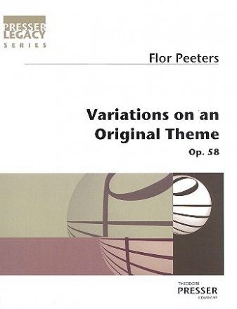 Variations op.58 on an original theme for organ