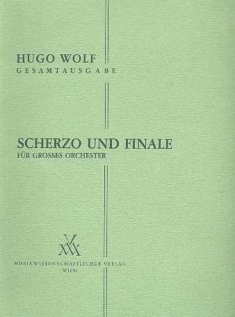 Scherzo und Finale fr Orchester Jancik, Hans, ed