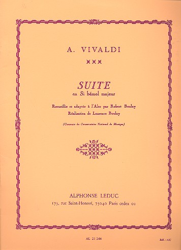 Suite si bmol majeur pour alto et piano
