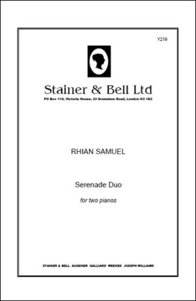 Serenade duo for 2 pianos, score