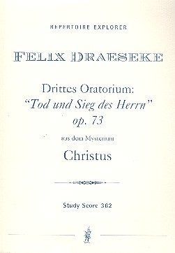 Tod und Sieg des Herrn op.73 fr Soli, Chor und Orchester Studienpartitur