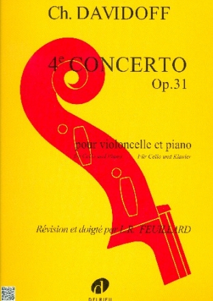 Concerto no.4 op.31 pour violoncelle et piano Feuillard, L.R., rev.