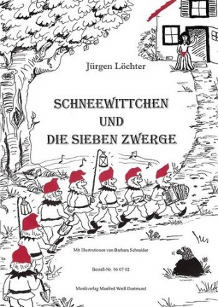 Schneewittchen und die sieben Zwerge fr Akkordeon