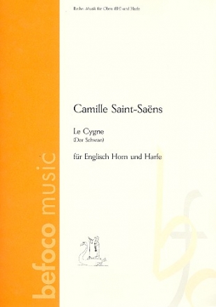 Le Cygne für Englisch Horn und Harfe Stimmen