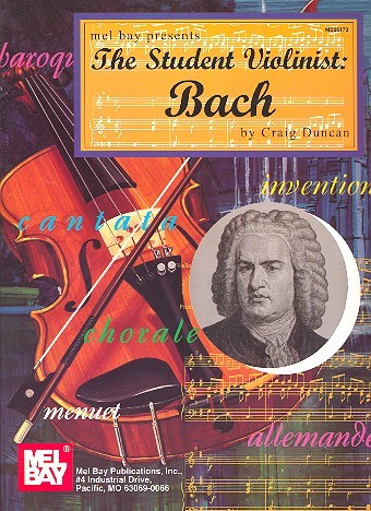 The Student Violinist Bach for violin and piano