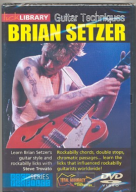 Brian Setzer Guitar Techniques DVD-Video Lick Library