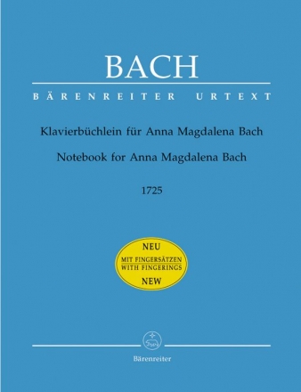 Klavierbchlein fr Anna Magdalena Bach  fr Klavier mit neuen Fingerstzen