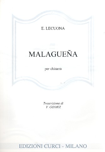 Malaguena per chitarra Gomez, V., arr.