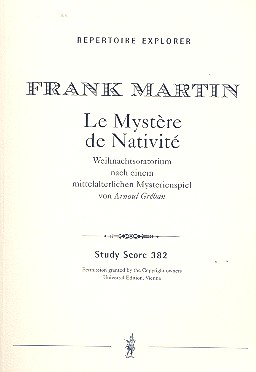Le mystre de nativit fr Soli, Chre und Orchester Studienpartitur