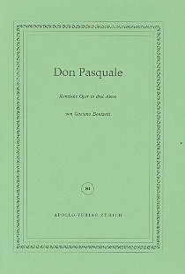 Don Pasquale Komische Oper in drei Akten Libretto (dt)