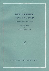 Der Barbier von Bagdad Libretto (dt)