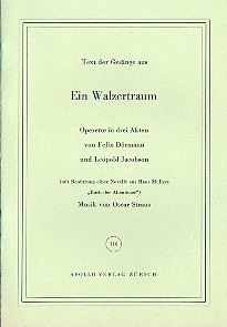 Ein Walzertraum Libretto (dt)