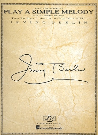 Play a simple Melody: Einzelausgabe piano/vocal/guitar