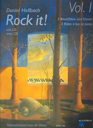 Rock it (+CD) fr 3 Blockflten Partitur