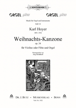 Weihnachts-Kanzone fr Violine (Flte) und Orgel