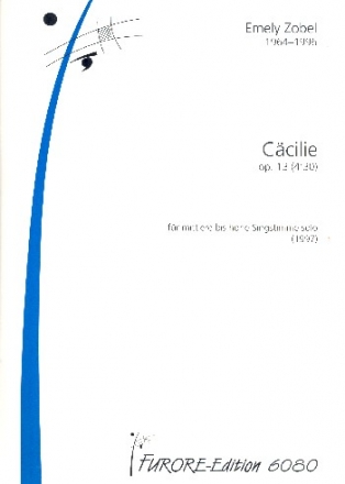 Ccilie op.13 fr Singstimme solo (mittel bis hoch) Morgenster, Christian, Text