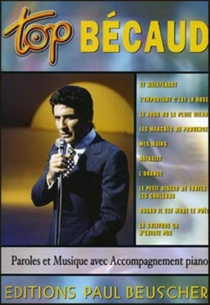 Top Bcaud Paroles et Musique avec Accompagnement Piano