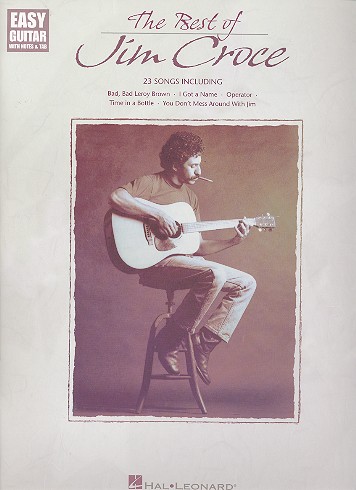 The Best of Jim Croce 23 songs for easy guitar (notes and tab)