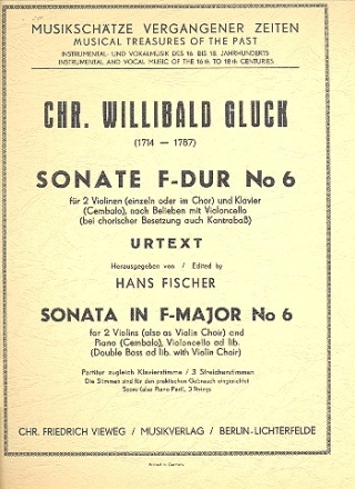 Sonate F-Dur Nr.6 fr 2 Violinen und Klavier