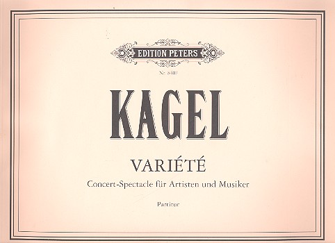 Variete Concert-spectacle fr Artisten und Musiker Partitur