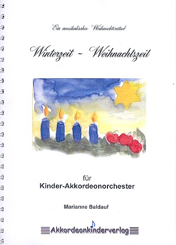 Winterzeit - Weihnachtszeit fr Kinder-Akkordeonorchester Partitur