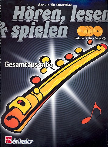 Hren, lesen und spielen (+4 CD's) Gesamtausgabe Flte