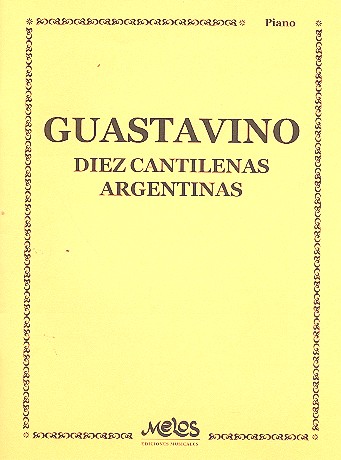 10 cantilenas argentinas para piano