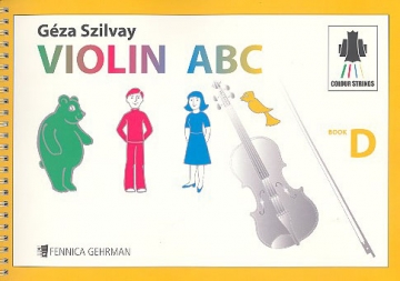 Colour Strings Violin ABC Book D