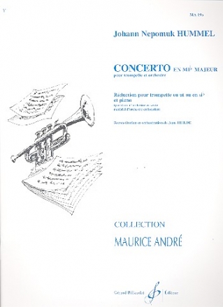 Concerto mi bemol majeur pour trompette et orchestre pour trompette et piano (orgue)