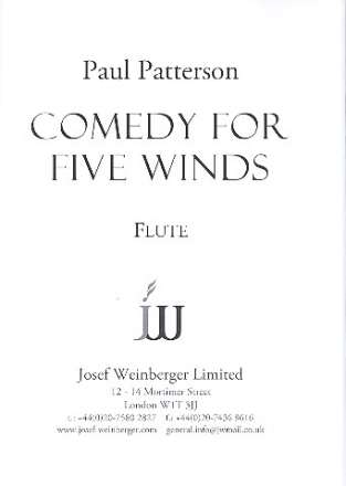 Comedy for five winds op.14 fr Holzblser-Quintett,  Stimmen