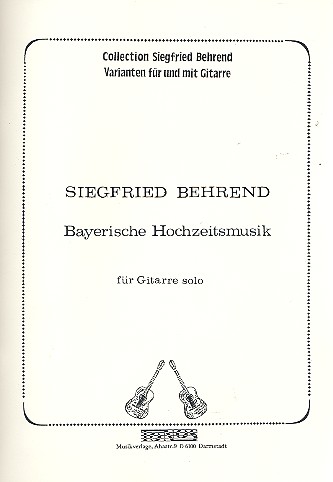 Bayerische Hochzeitsmusik fr Gitarre