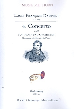 Konzert Nr.4 op.19 fr Horn in F und orchester fr Horn und Klavier Ostermeyer, R., ed