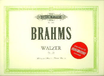Walzer op39 (+CD) fr Klavier zu 4 Hnden