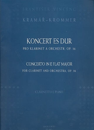 Concerto in E Flat Major op.36 for clarinet and piano